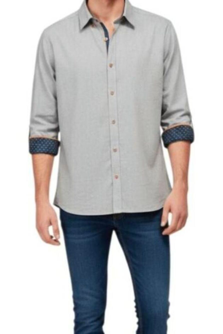 TED BAKER LONDON Men's Long Sleeve Button Down Shirt Size 5